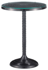 Erno Black Accent Table