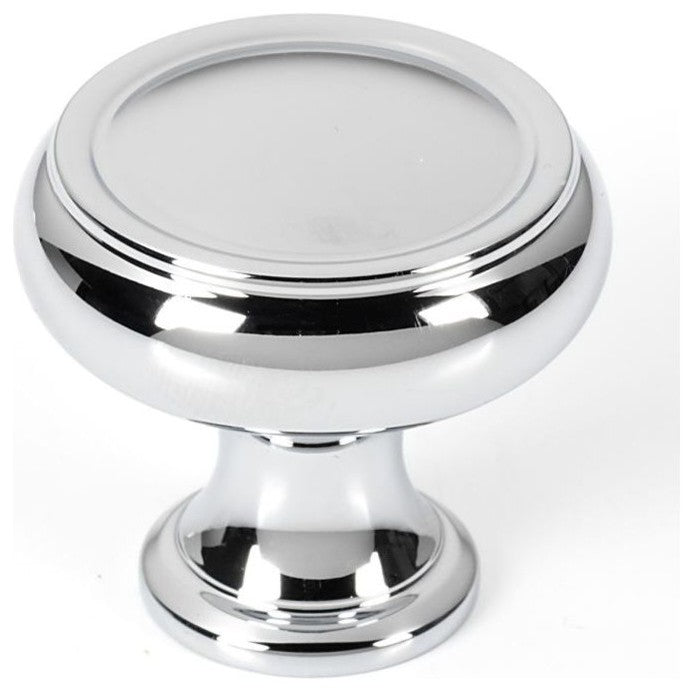 Alno, Cabinet Knob, Polished Chrome, 1"x1"x1"