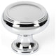 Alno, Cabinet Knob, Polished Chrome, 1"x1"x1"