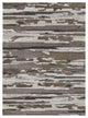 Weave & Wander Kayden Streak/Painterly Rug, Brown/Ivory, Rug, Brown, 6'-7" X 9'-