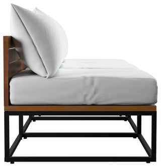 Amara Outdoor Coffee Table and Modular Sofa Set 2-Piece