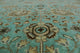 Turkish-knotted Ankara Journee Light Blue Rug 6''3"x9''1"