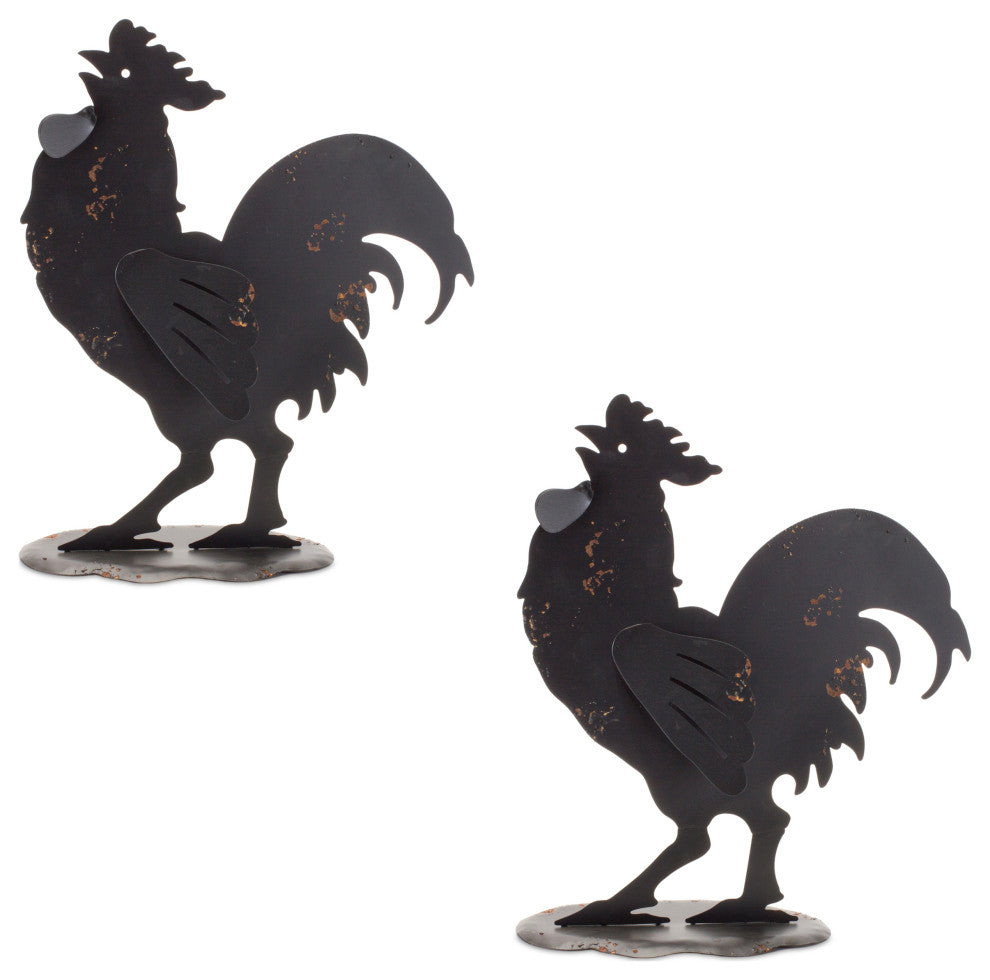 Metal Chicken, 2-Piece Set