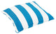 Cabana Sunbrella Indoor/Outdoor Square Floor Pillow, Blue and White