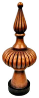 Resin Copper Finial, 28"H