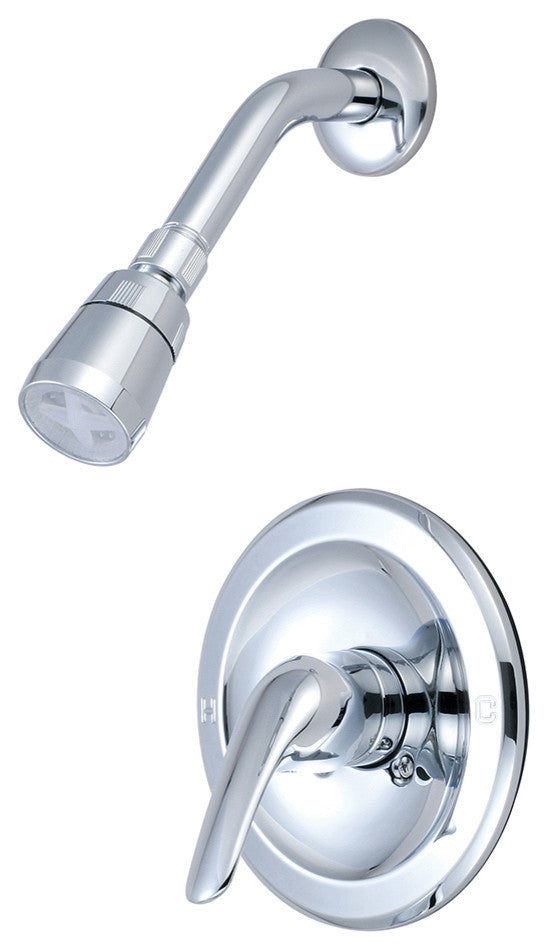Elite Single Handle Shower Set, Polished Chrome