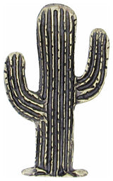 Cactus Cabinet Knob, Brass