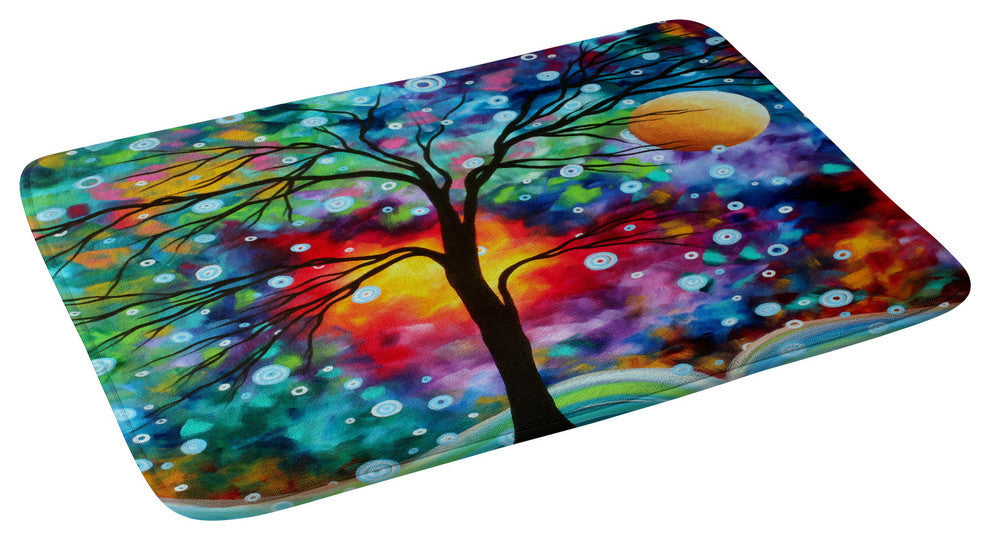 madart Inc. A Moment In Time Memory Foam Bath Mat