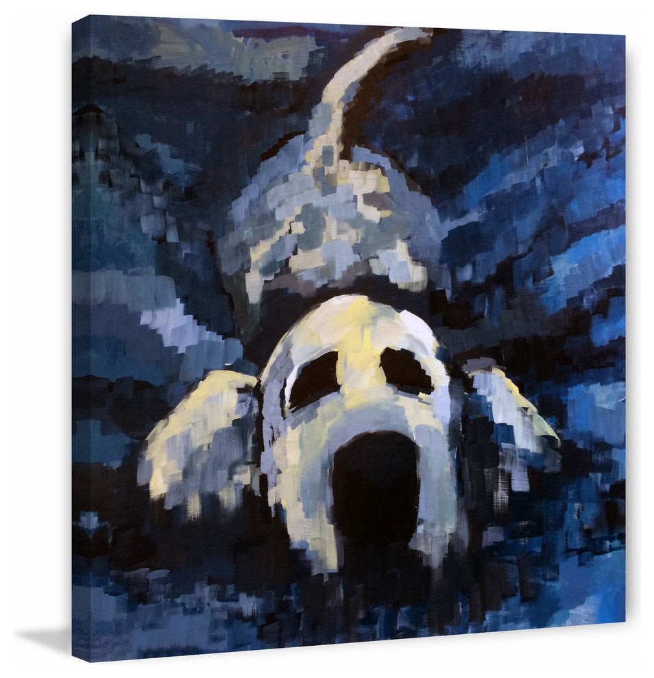 "Out for a Swim" Painting Print on Wrapped Canvas, 32"x32"