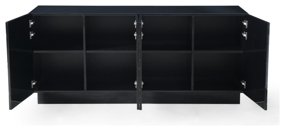 Modrest Jonah- Modern Black and Gold Buffet