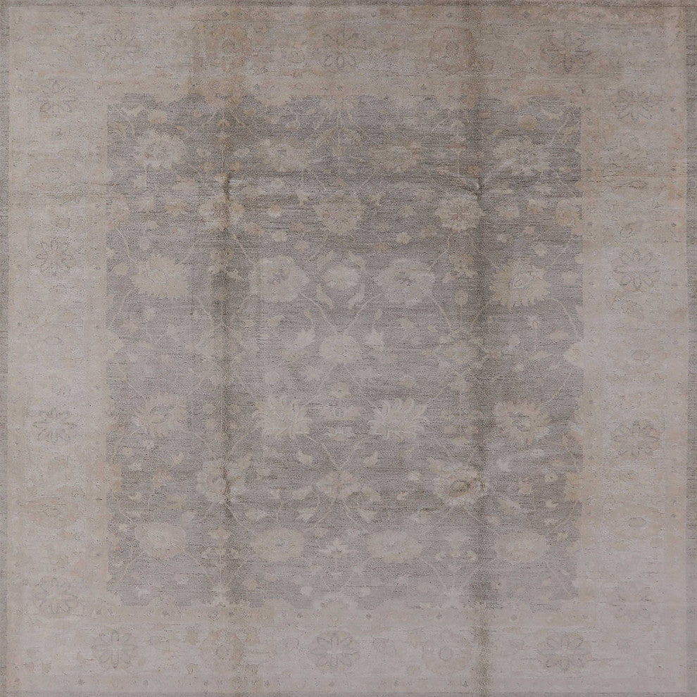 Ahgly Company Indoor Square Mid-Century Modern Area Rugs, 5' Square