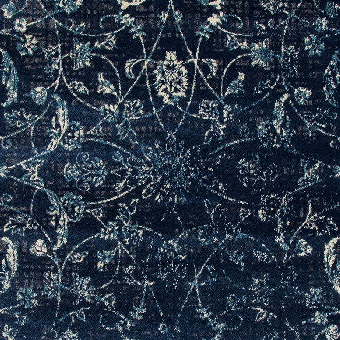 Karelia Ethereal Steel Blue 5'3"x7'7" Area Rug