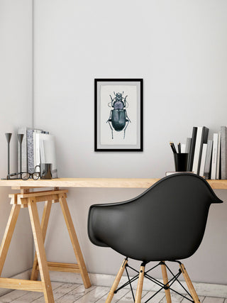 "Armored Bug" Framed Painting Print, 24"x36"