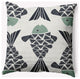 26x26" Big Fish Nautical Decorative Indoor Pillow, Sage