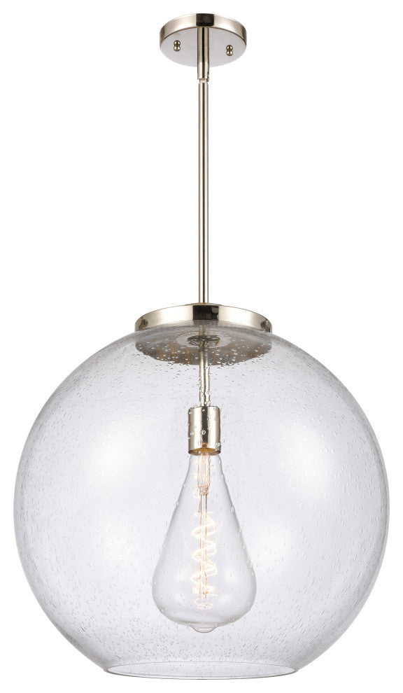 Athens Pendant, Polished Nickel, Seedy, Seedy