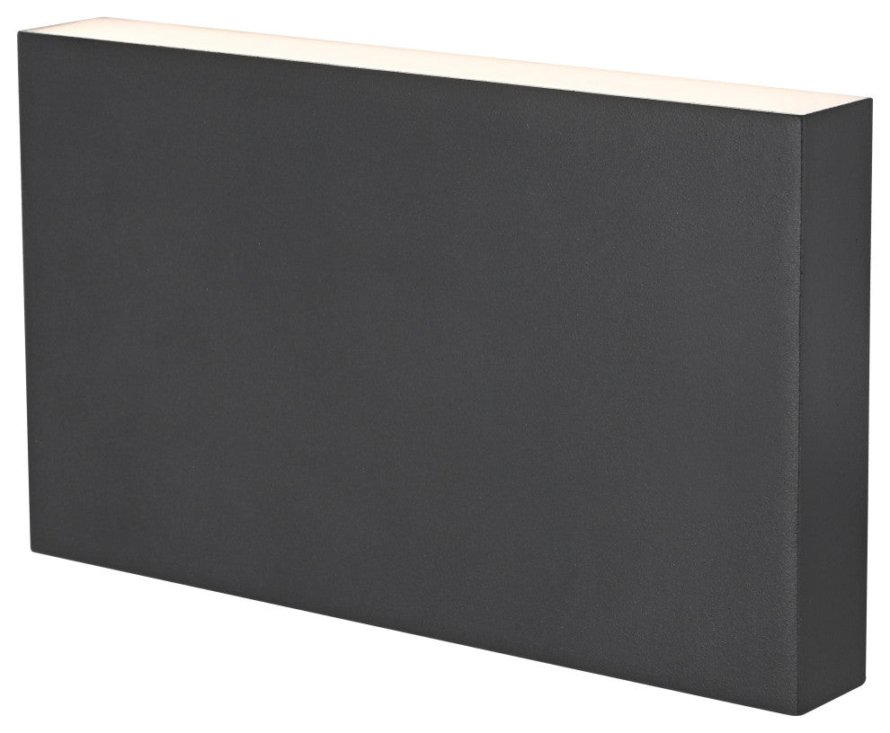 Home Living 8.5" Outdoor Wall Sconce, Black