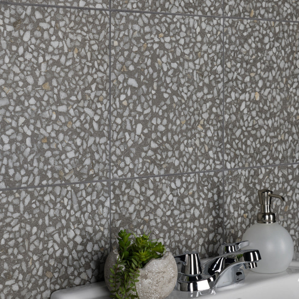 Farnese Amalfi Grafito Porcelain Floor and Wall Tile