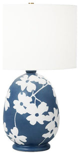 Generation Lighting, HT1001WLSMNB1, Table Lamp, Semi Matte Navy Blue