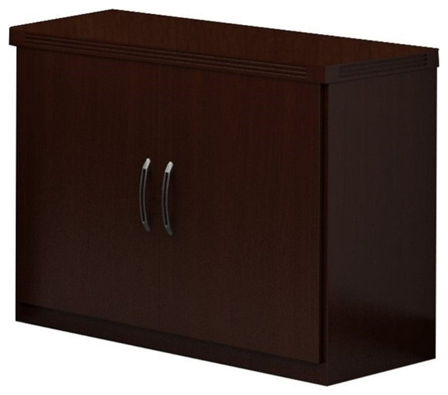 Mayline Aberdeen Storage Cabinet in Mocha