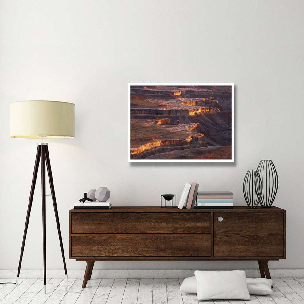 "Grandview Point over Monument Basin, Canyonlands NP" Paper Art, 42"x32"