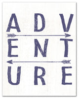 Adventure Arrows 11x14 Canvas Wall Art