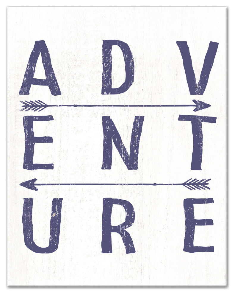 Adventure Arrows 11x14 Canvas Wall Art