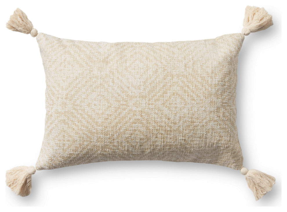 Loloi P0621 Ivory 13" x 21" Cover w/Poly Pillow