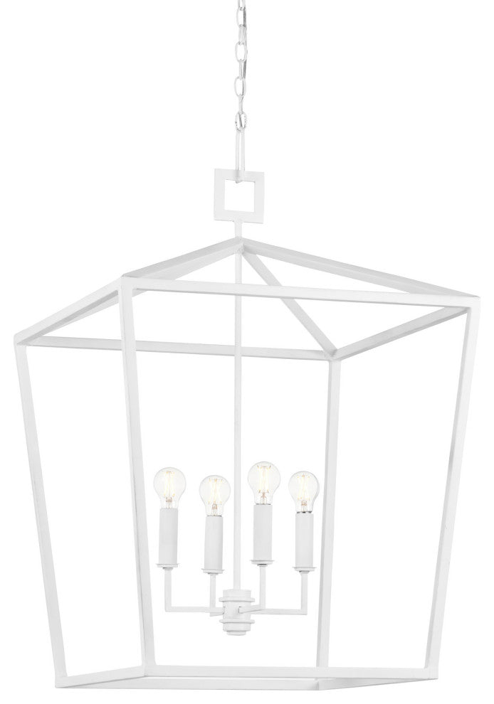 Denison White Grande Chandelier
