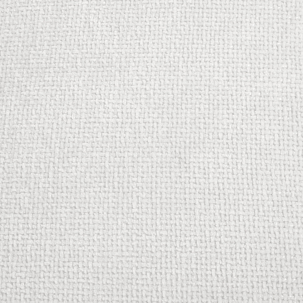 Bale Cream Chenille Fabric Modular Sofa, Cream, 3-Piece, Arc Shaped