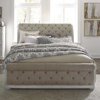 Artemis Upholstered Sleigh Bed, King