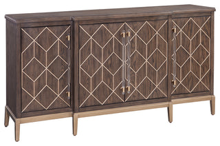 Perrine Wood Brown Oak Server