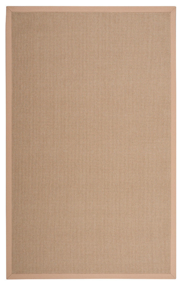 Nourison Sisal Soft 5' x 8' Sand Farmhouse Indoor Area Rug