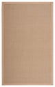 Nourison Sisal Soft 5' x 8' Sand Farmhouse Indoor Area Rug