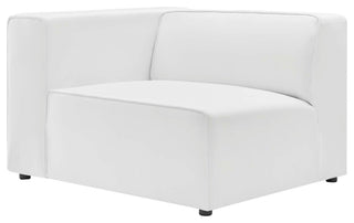 Mingle Vegan Leather 4-Piece Sectional Sofa