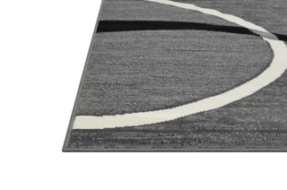 Modern Runner, Gray, 7'0"x5'2"