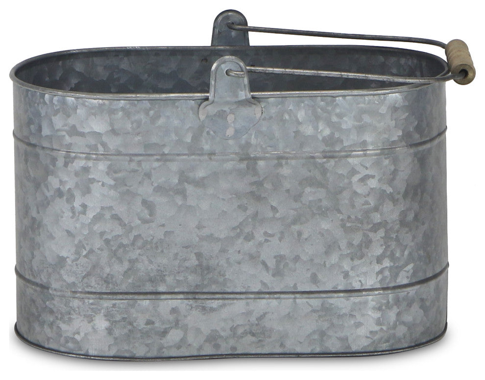 Galvanized Metal Garden Pail