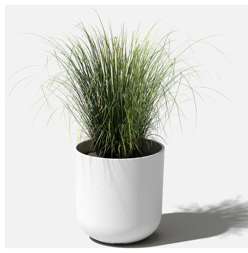 Pure Series Kona Planter, White, 10 Inches, 1 Pack