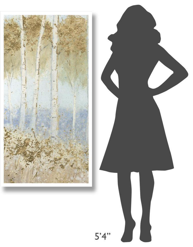 "Summer Birches II" Digital Paper Print by James Wiens, 26"x50"