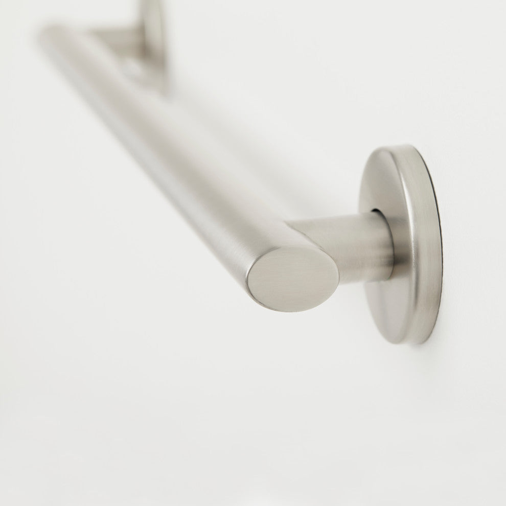 Coronado Oval Designer Shower Grab Bar, Satin, 48"