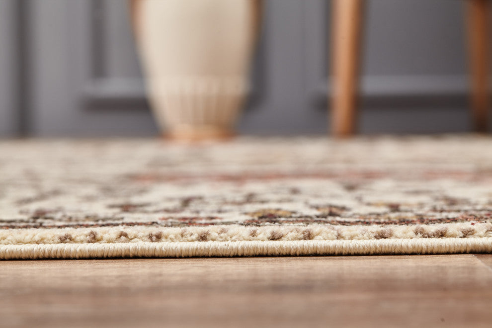 Abani Mesa MES130A Beige Tree of Life Print Area Rug
