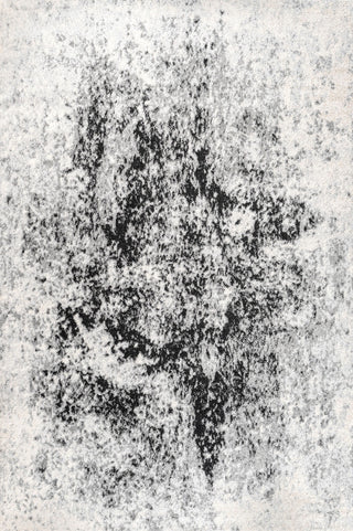 Dune Modern Abstract Area Rug, Cream/Gray, 4x6