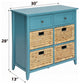 Flavius 6-Drawer Accent Chest, Teal