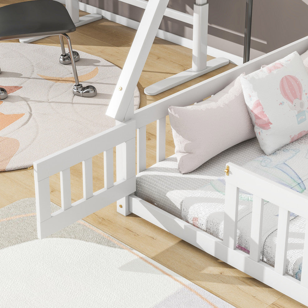 Gewnee Full Tent-shaped Floor Bed