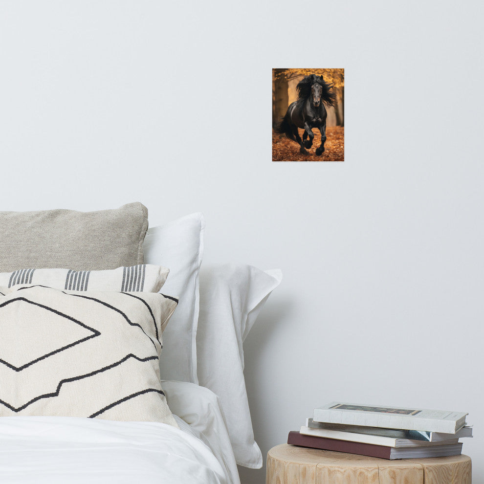 A Brush with Freedom Rustic Photorealism Digital Artwork Loose Art Print, 8" X 10"