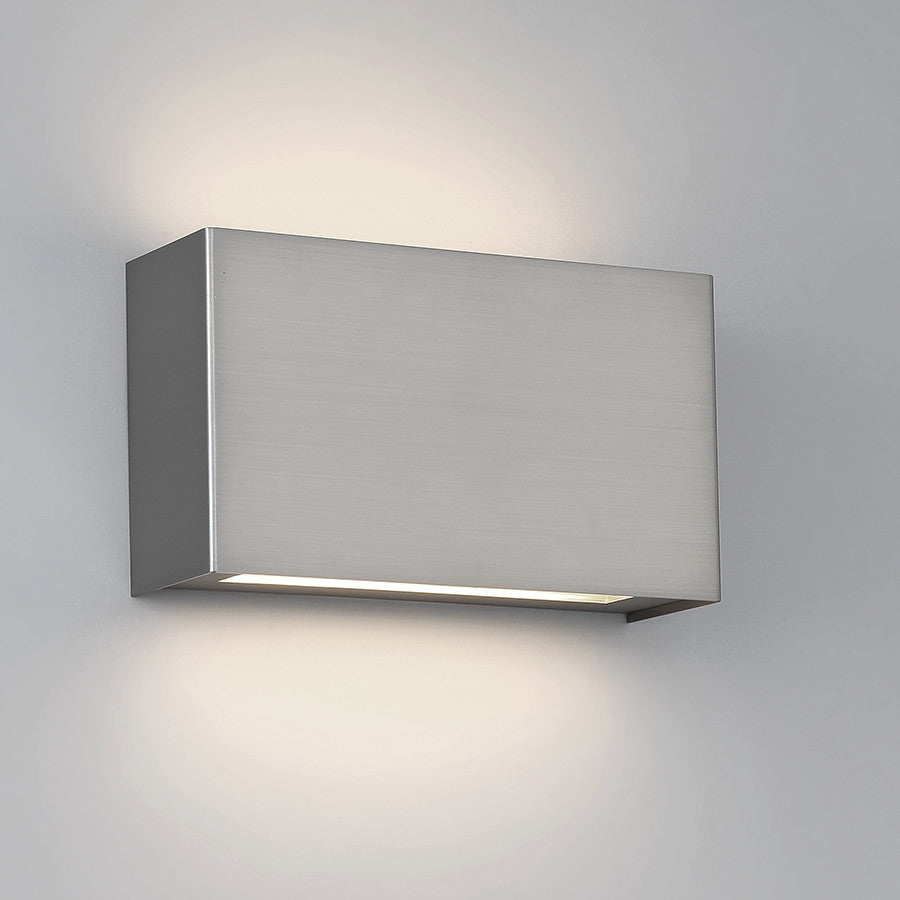 Blok 12" LED Wall Sconce 3500K, Satin Nickel