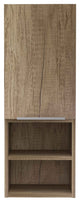 Milwaukee Medicine Cabinet with 2 Open Shelves, and 2 Inner Shelves, Light Oak