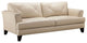 Savannah Leather Sofa, Cream