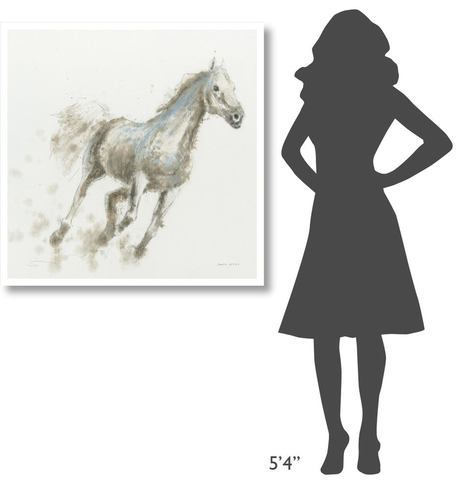 "Stallion I" Digital Paper Print by James Wiens, 38"x38"