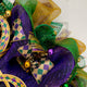 Mardi Gras All That Jazz Musical Note Wreath