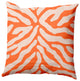 Animal Stripe Decorative Throw Pillow, Blood Orange, 16"x16"